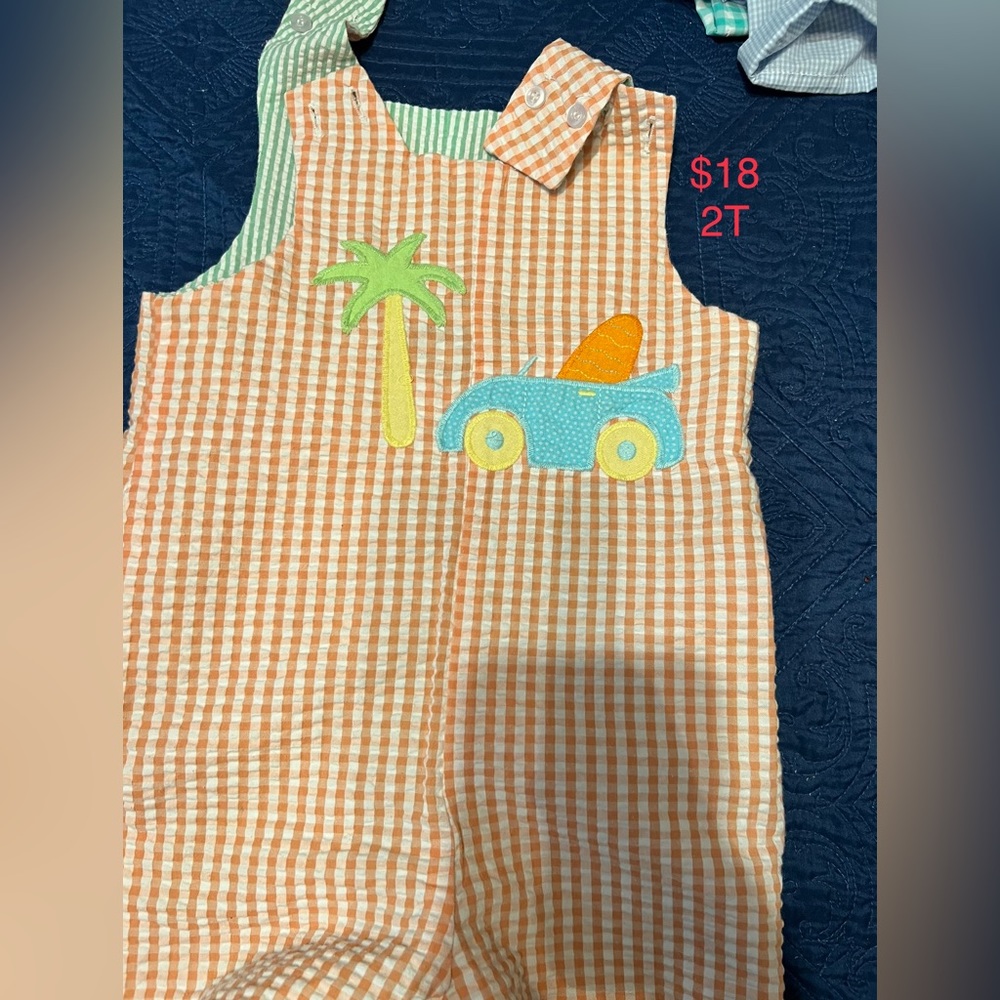 Reversible 2T Bailey Boys john john